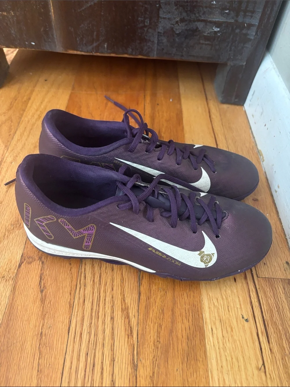 Nike KM kids Deep Purple Athletic Turf Soccer